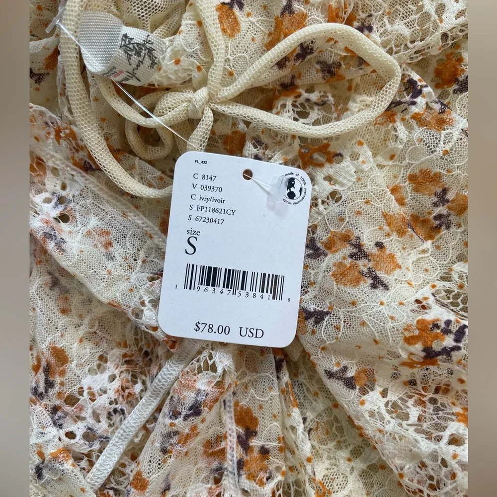 Free People Pucker Up Mini Slip, Brand new with tags, Size: S - Picture 4 of 5
